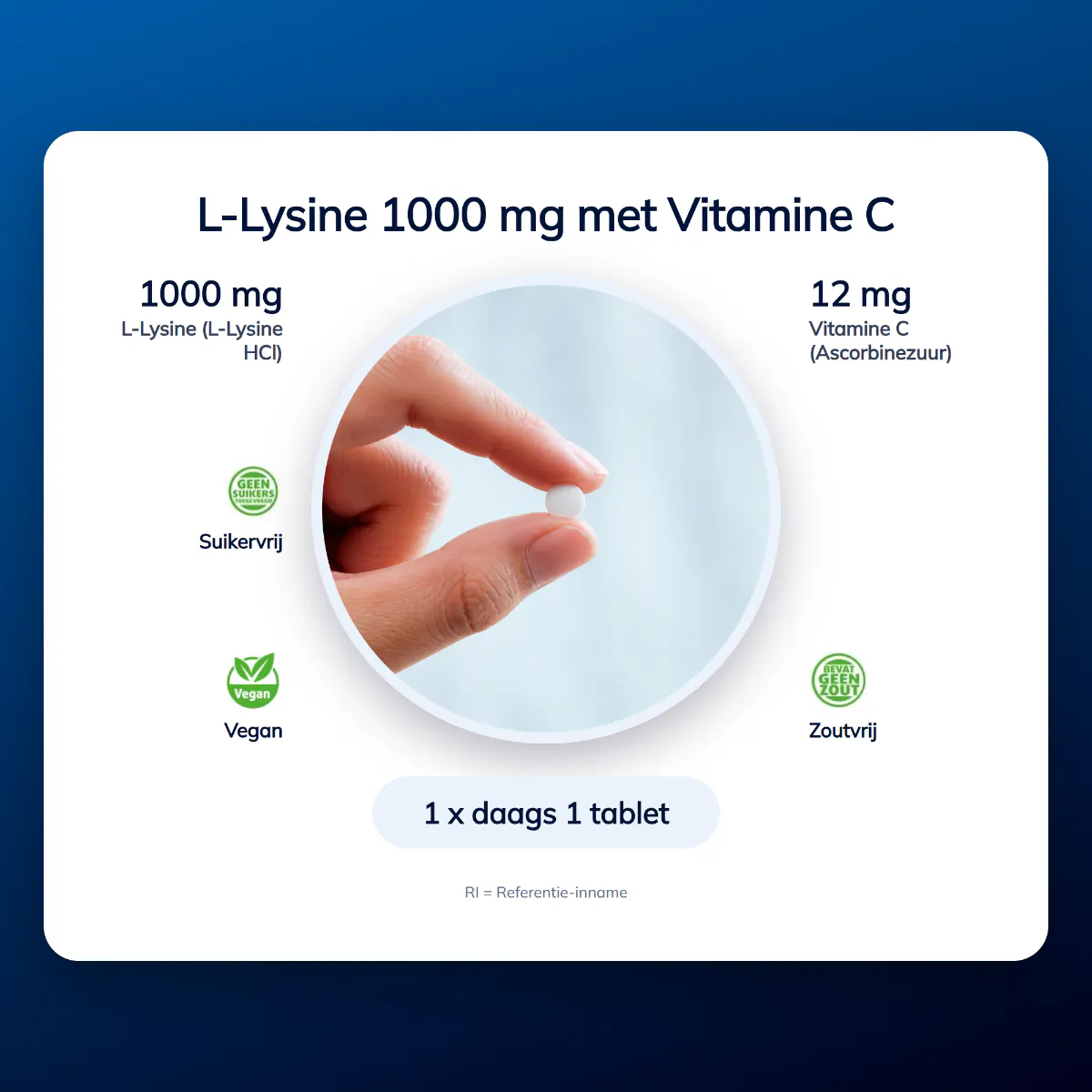 L-Lysine 1000 mg 60 tabletten