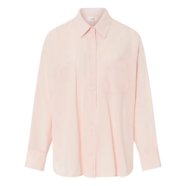 Xirena Chemise Sydney Popeline de Coton | Rose pêche