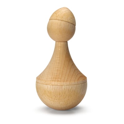 Stehaufmännchen Buchenholz