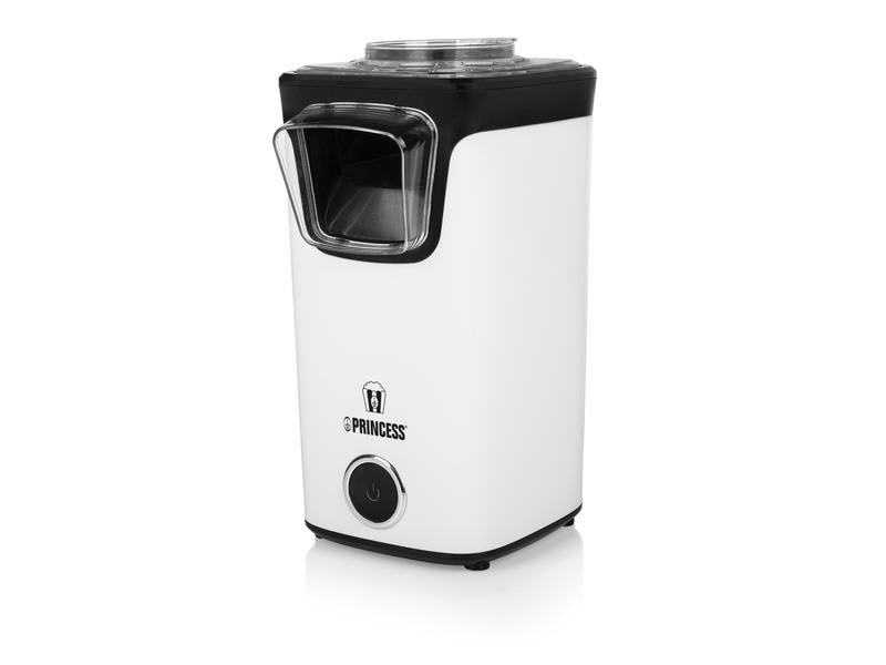 Princess Popcorn Maschine 292986 Weiss Popcorn-Maschine mit Sichtfenster