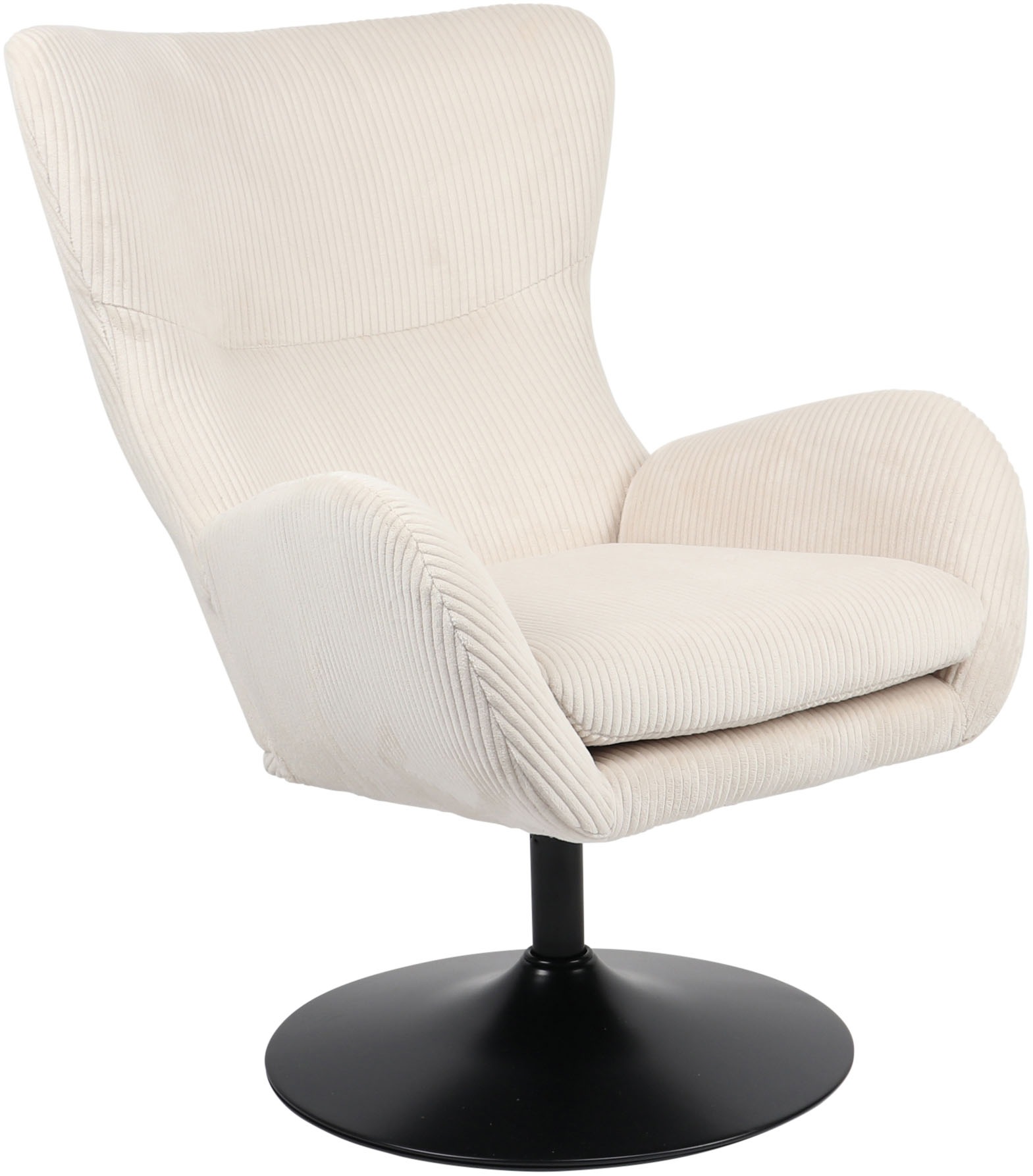 HELA Loungesessel »SAMOS« 1 Stk. tlg. Sessel;drehbar;Trompetengestell;Microfaser Breitcord;Armlehnen