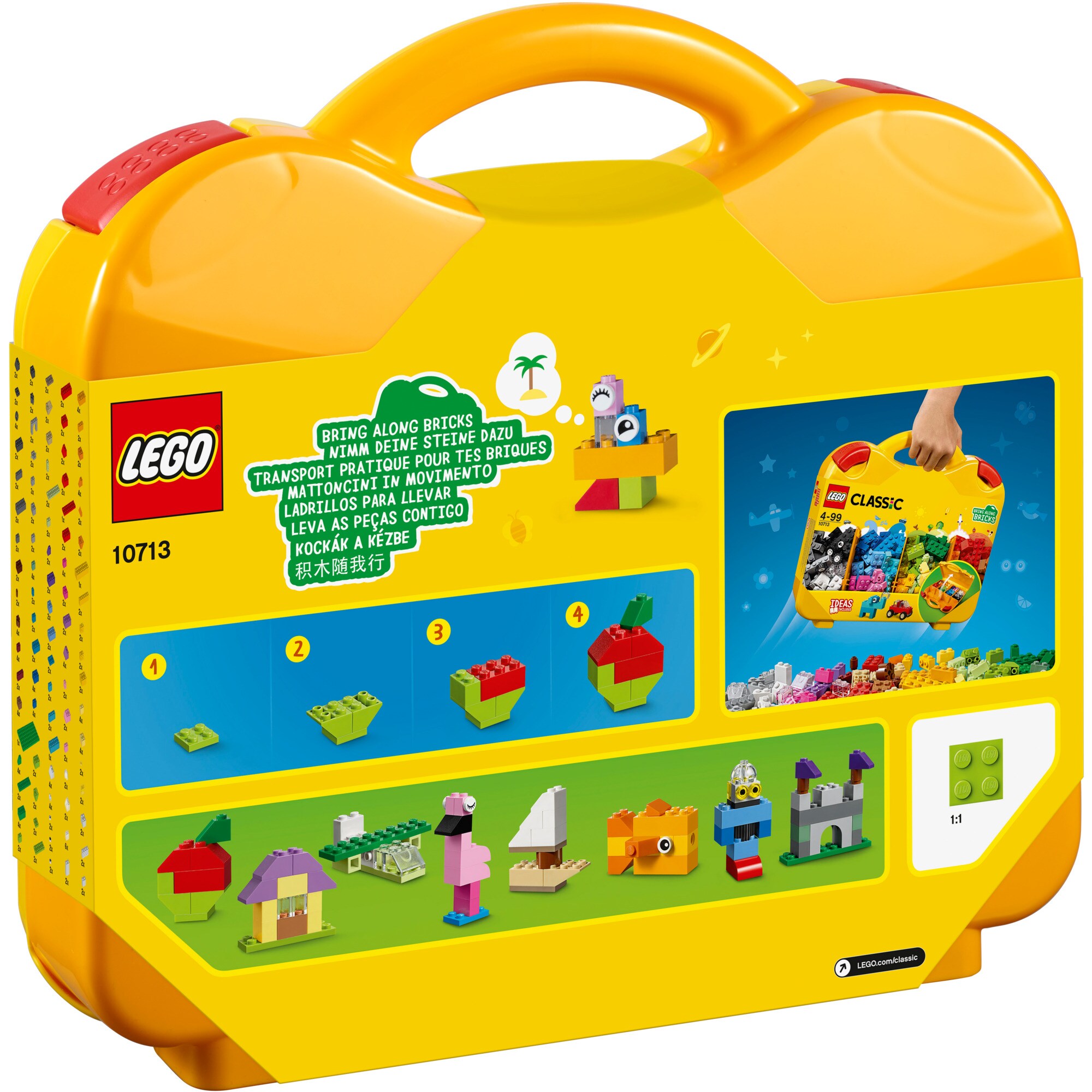 LEGO Konstruktionsspielzeug Classic Bausteine Starterkoffer - Farben sortieren
