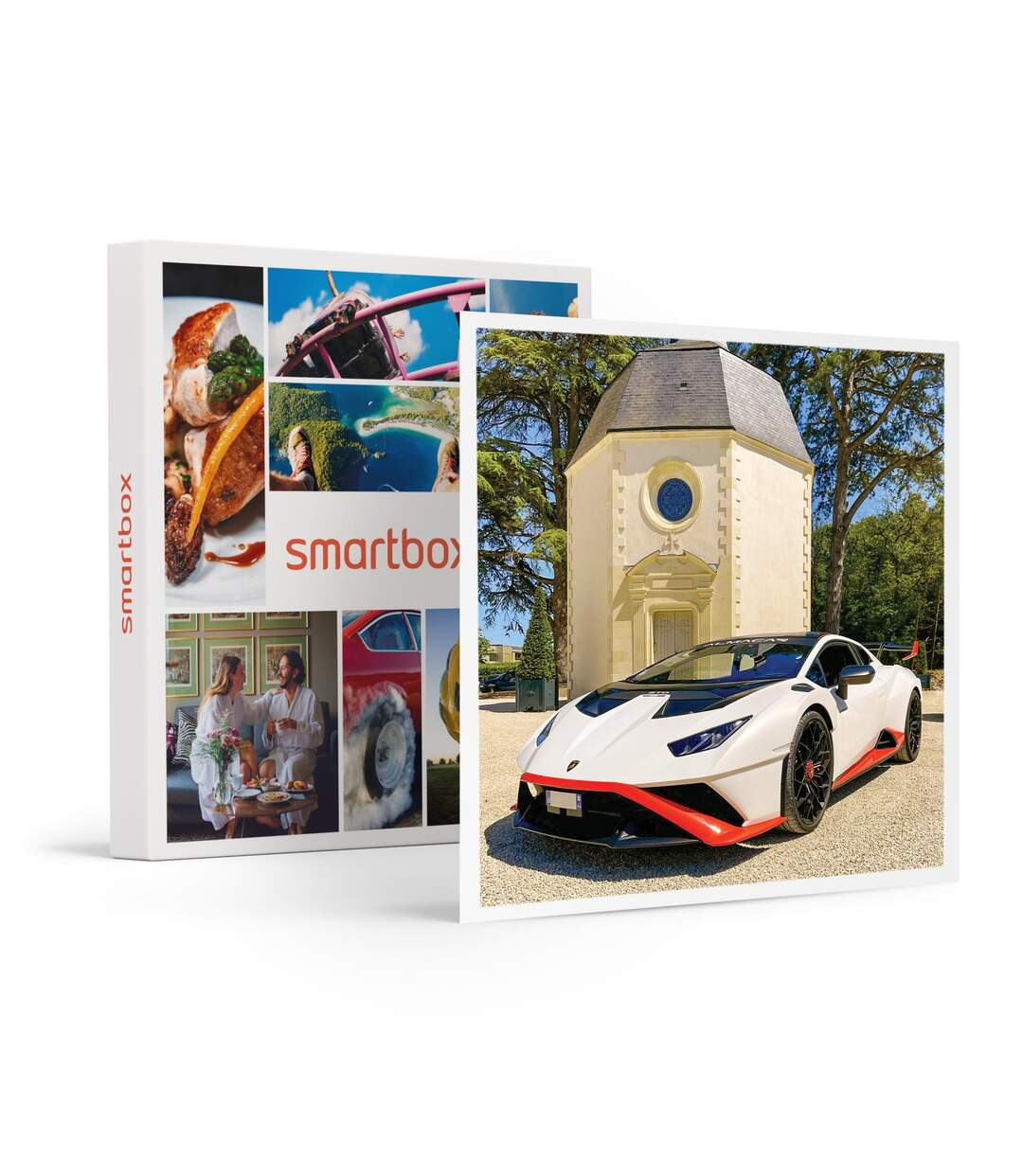 Pilotage d'exception : 8 tours en Lamborghini Huracán STO sur le circuit Château Gaillard - SMARTBOX - Coffret Cadeau Sport & Aventure