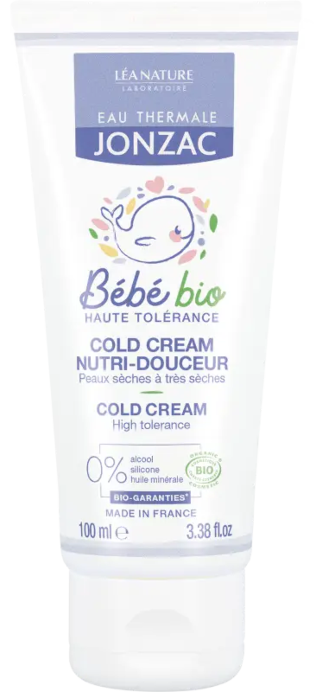 Eau Thermale JONZAC  BébéBio Cold Cream, 100 ml