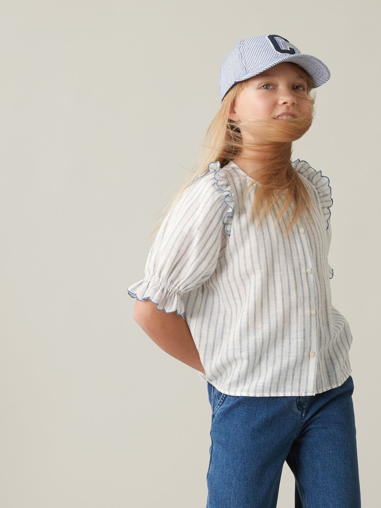 Chemise Fille à volants