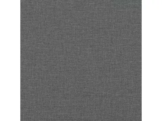 Fauteuil massant inclinable et repose-pieds gris foncé tissu