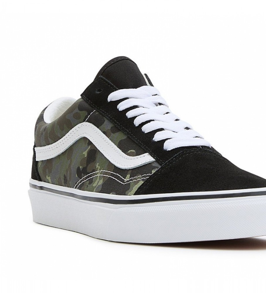Tênis Vans Old Skool Rain de couro, preto