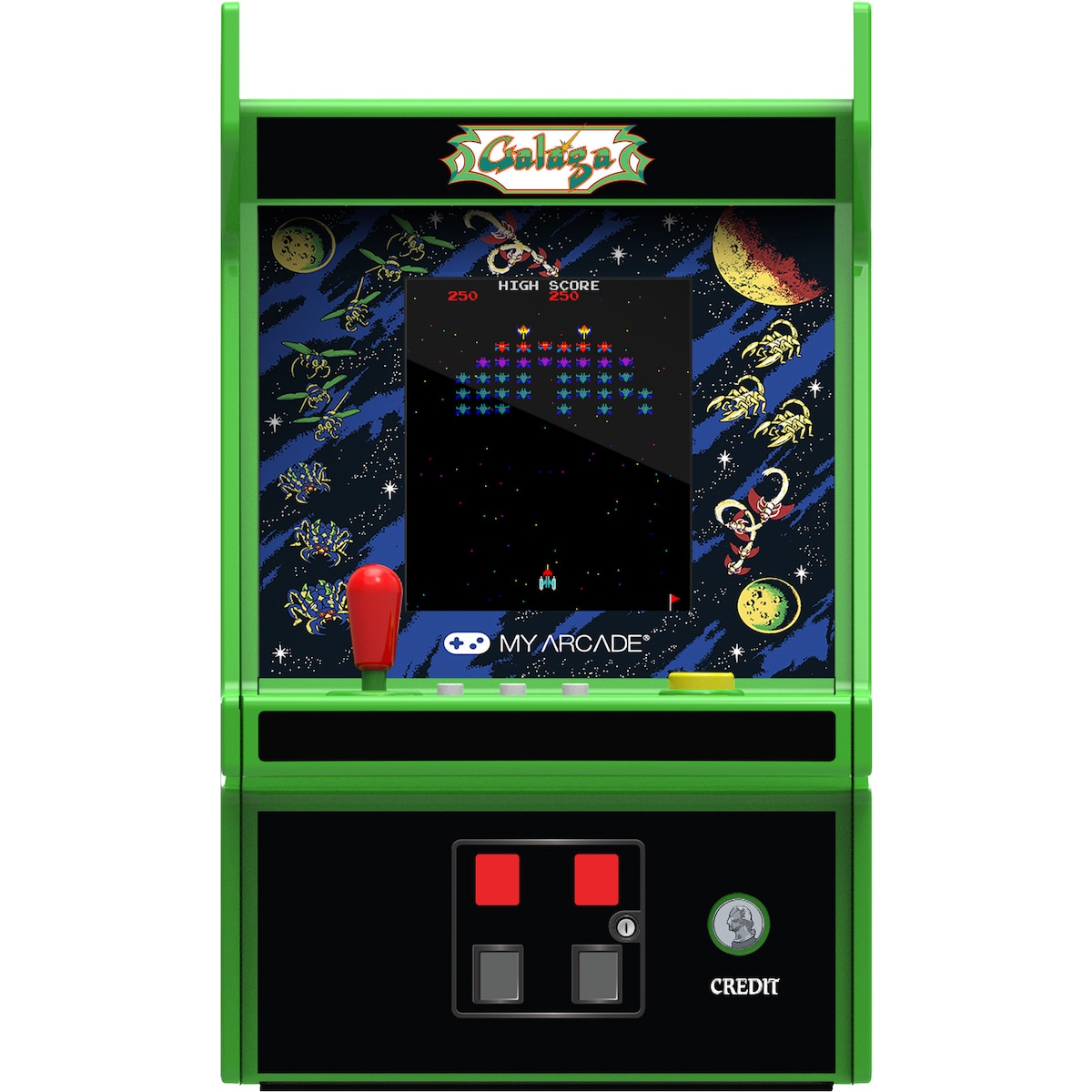 My Arcade Micro Player Pro 6,7” Galaga 2i1 retro spillkonsoll