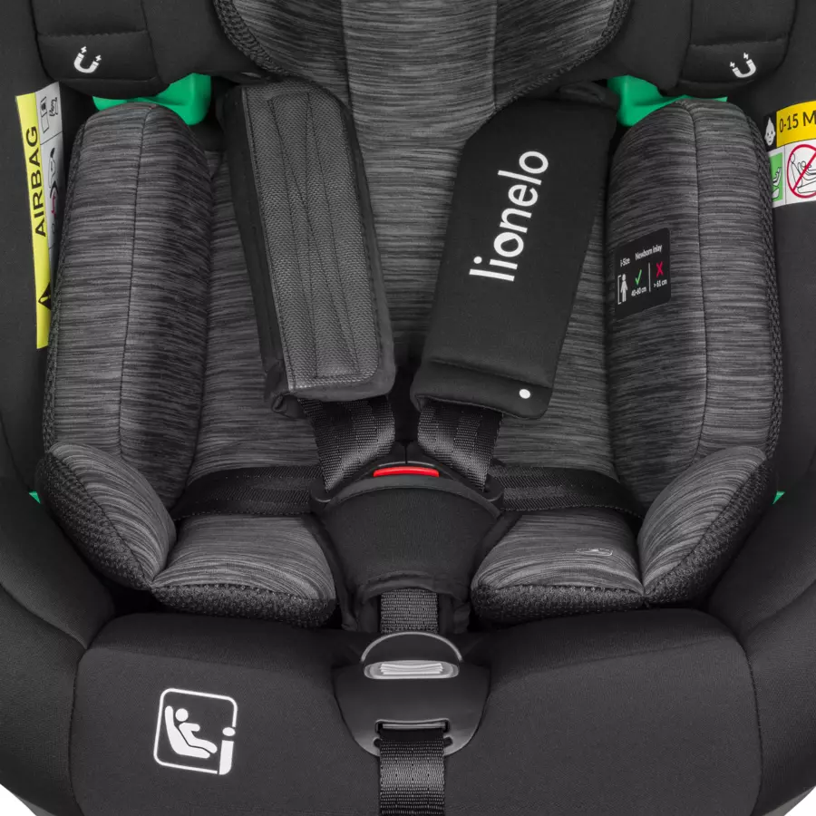 lionelo Kindersitz Braam i-Size Black Carbon