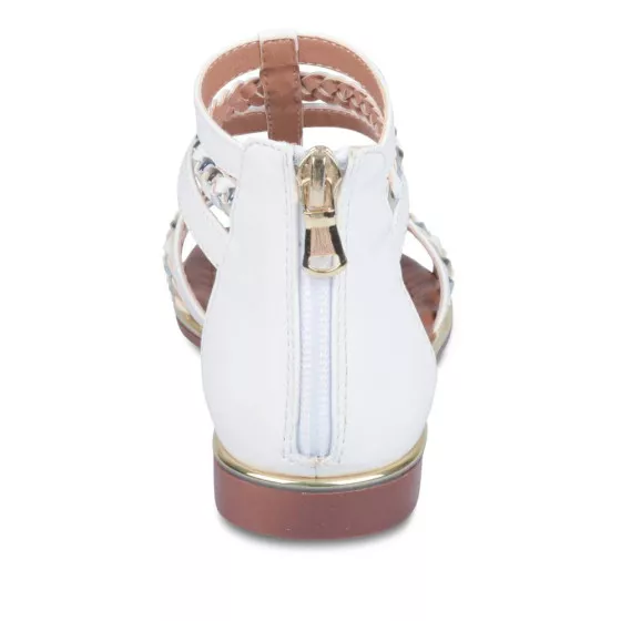 Sandales BLANC LOVELY SKULL