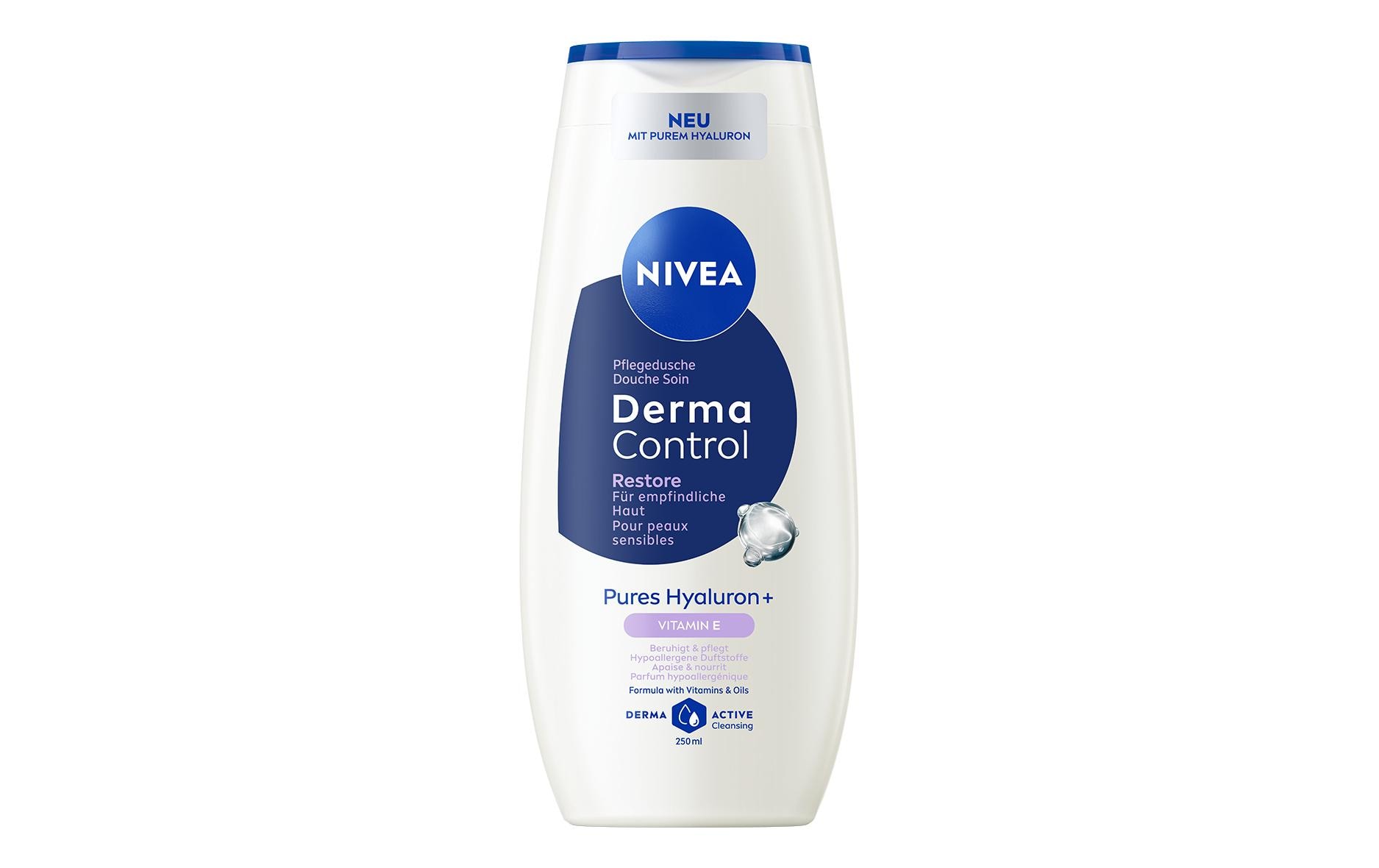 Pflegedusche Derma Control Restore 250 mlSanfte Pflegedusche, speziell entwickelt für empfindliche Haut