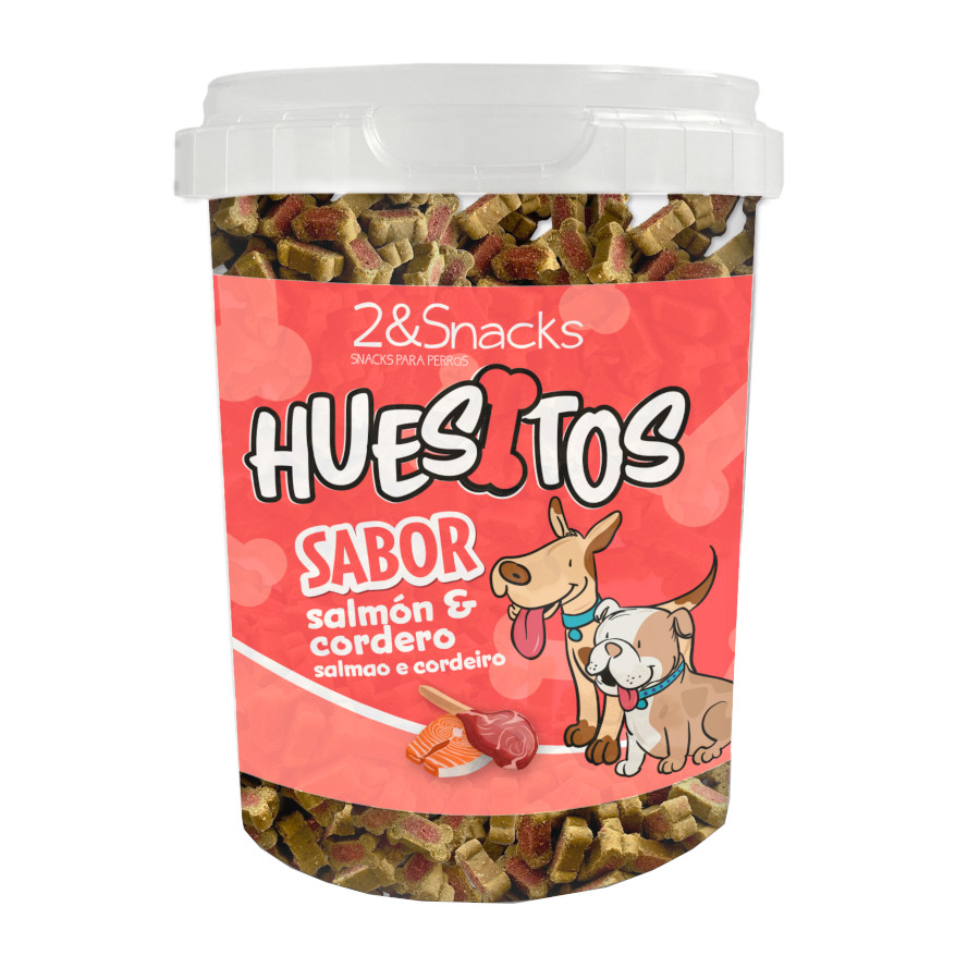 2&Snacks Duo Ossos de Salmão e Cordeiro para Cães