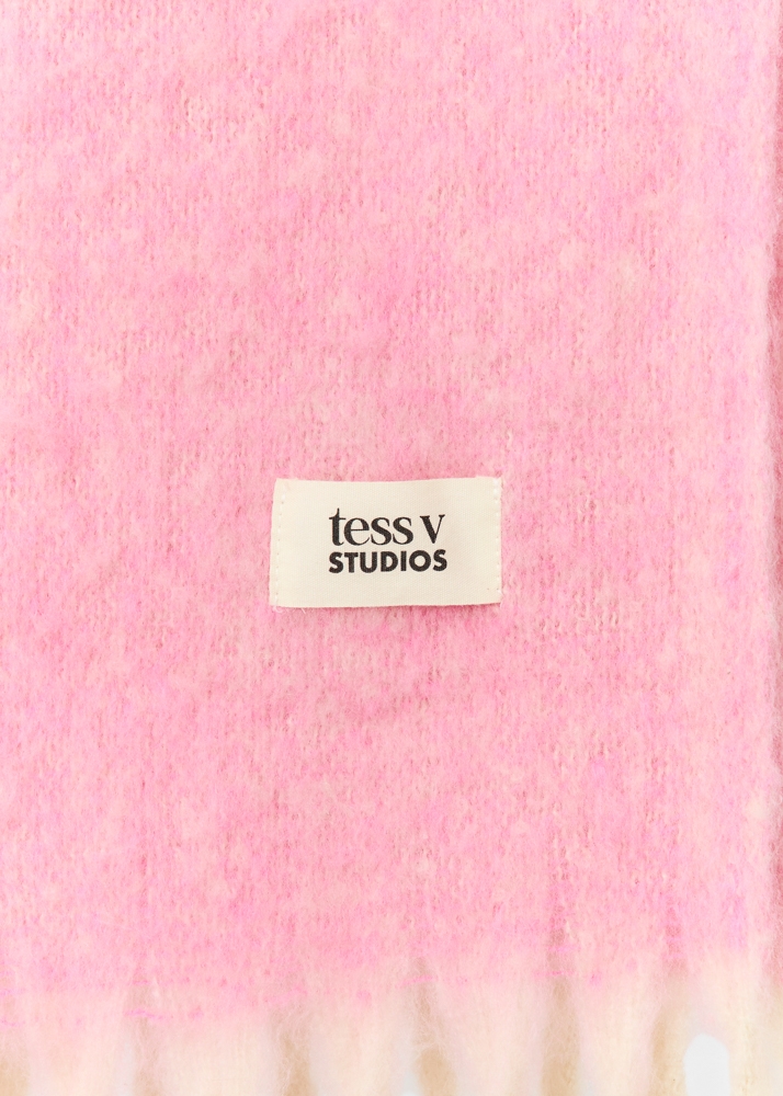 Soof sjaal roze