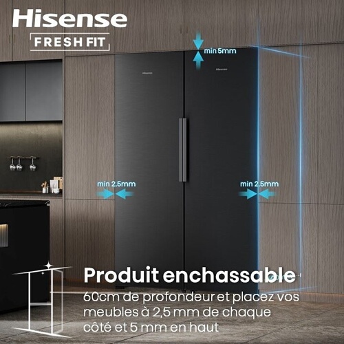 Congélateur armoire Hisense FT5K310GSFD Freshfit