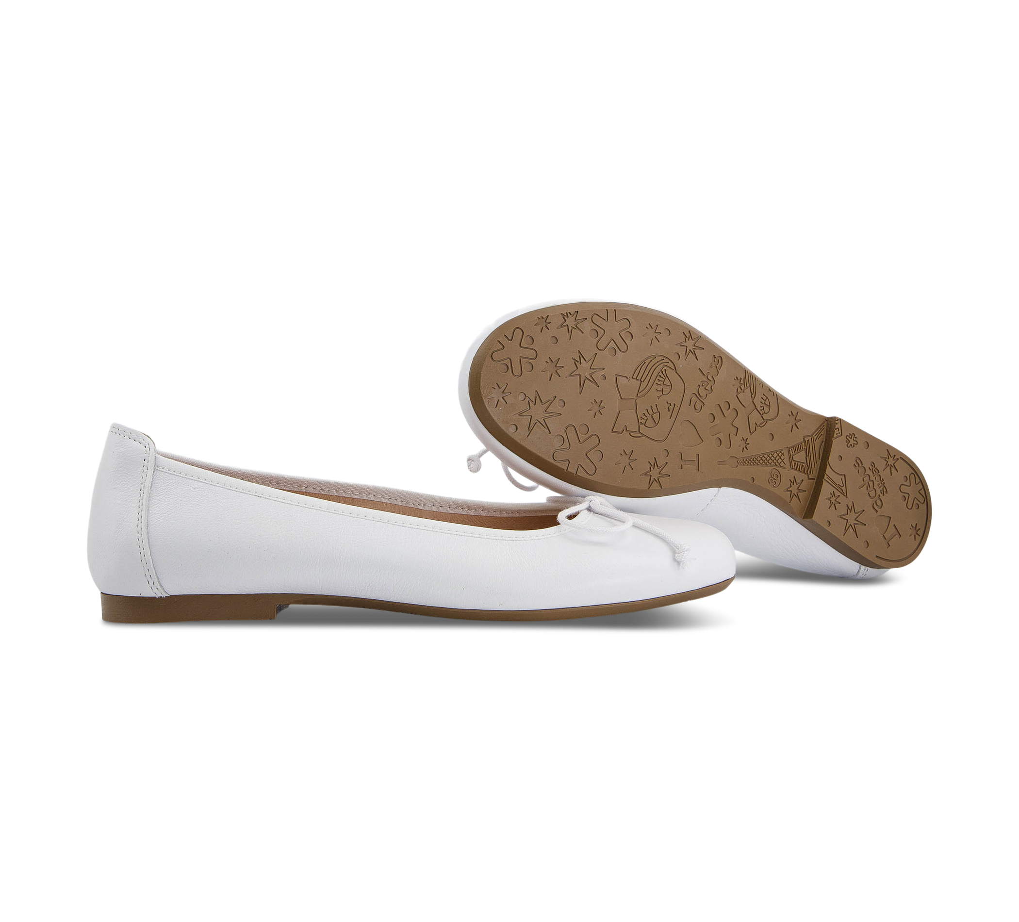 Acebos Ballerinas weiss