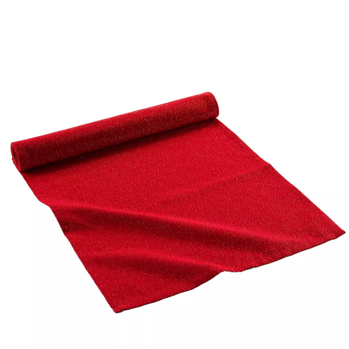 Chemin de table coton (140 x 40 cm) Elegancia Rouge
