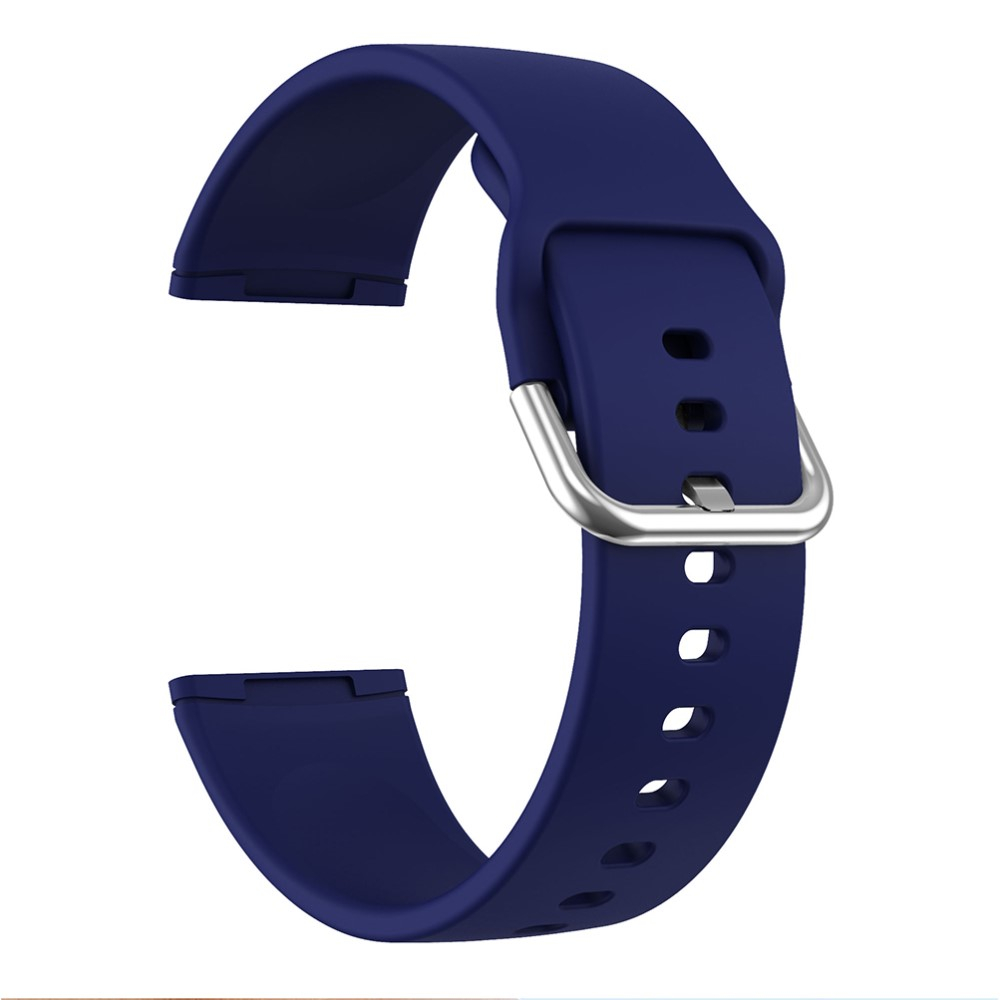 Fitbit Versa 4 / Versa 3 / Sense 2 / Sense Silikon Sport Armband mit Dornschliesse (Gelenkumfang 152-218mm) - Dunkelblau