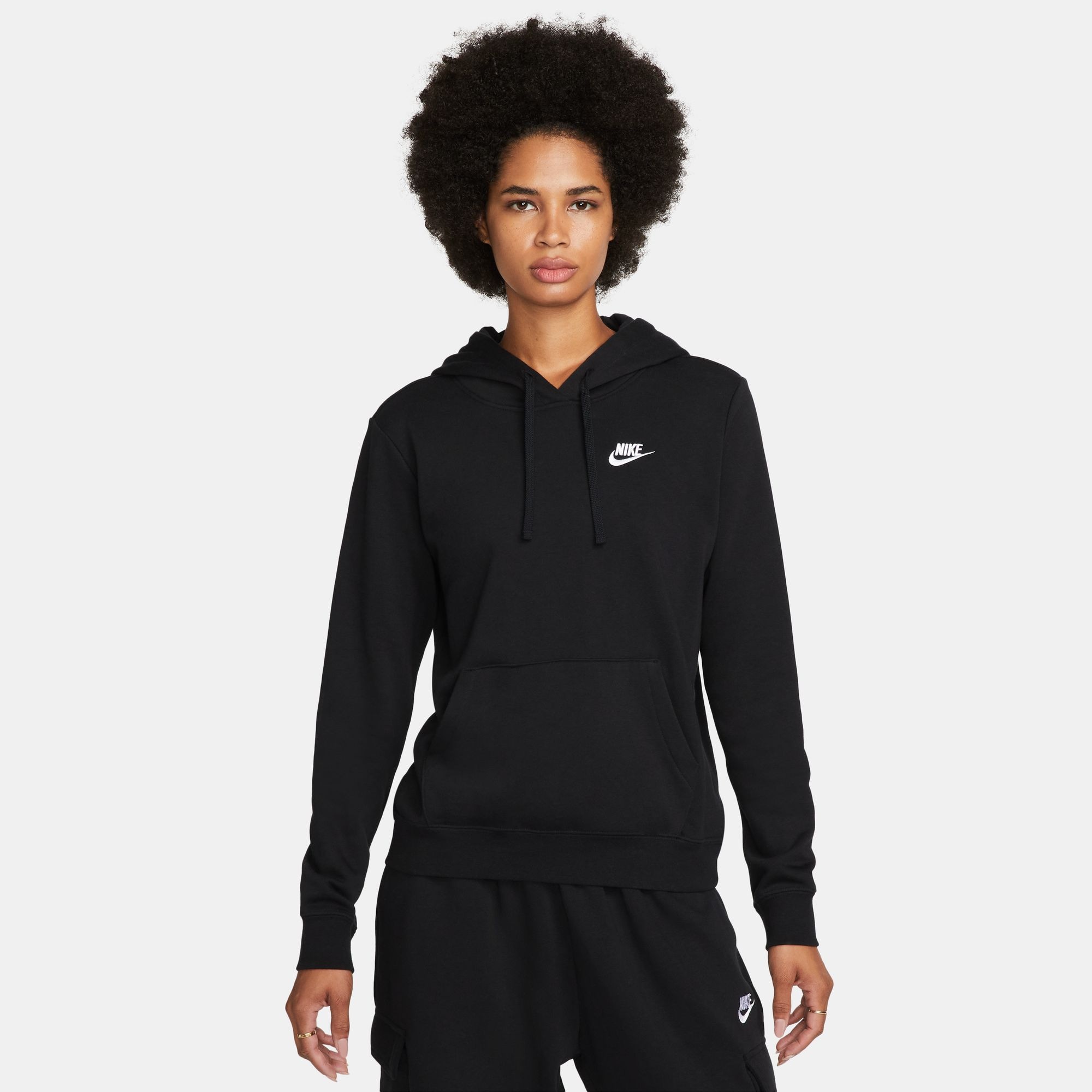 Nike Sportswear Kapuzensweatshirt »CLUB FLEECE WOMENS PULLOVER HOODIE«, Damen Kapuzenpullover aus weichem Fleece Material