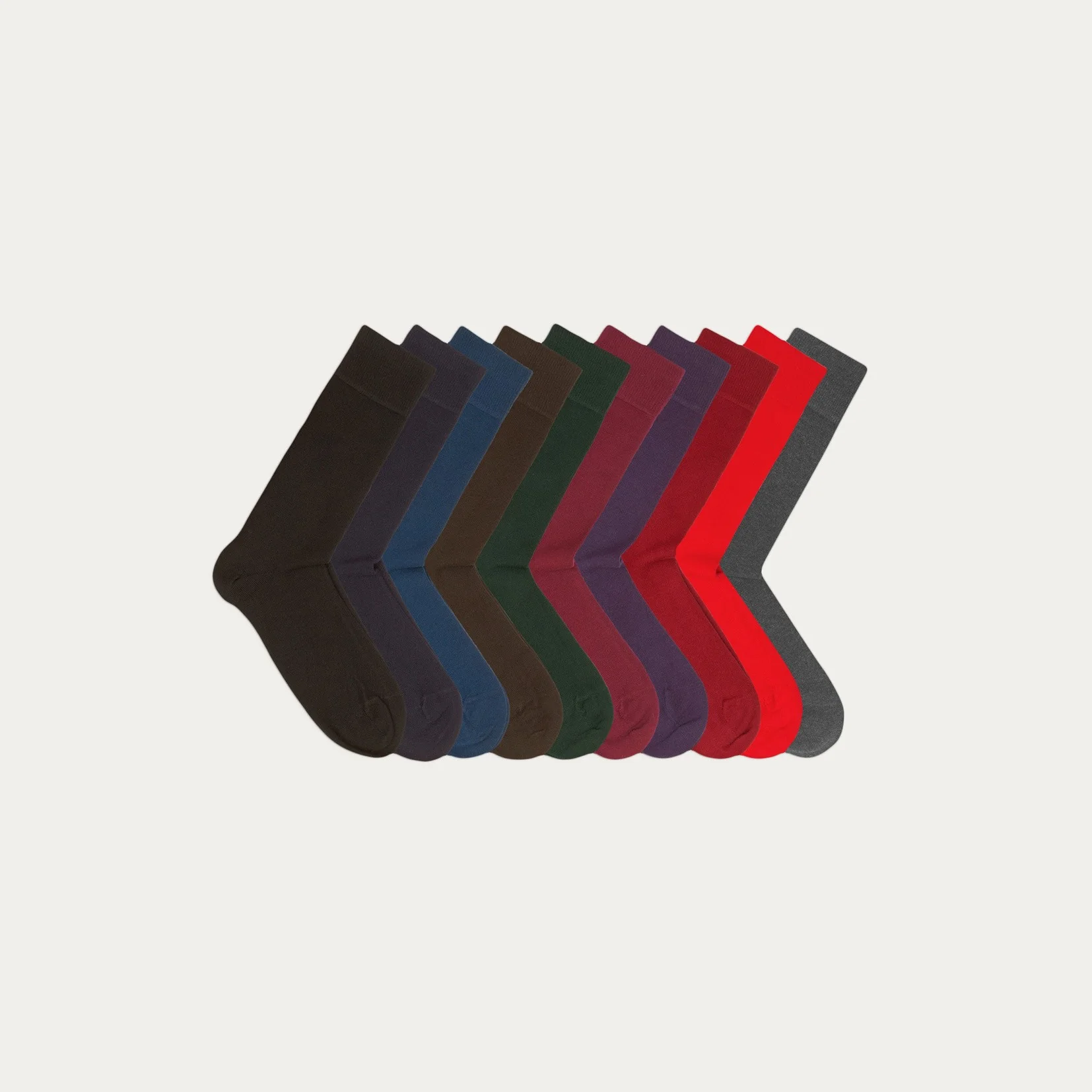 Pack of ten pairs of socks
