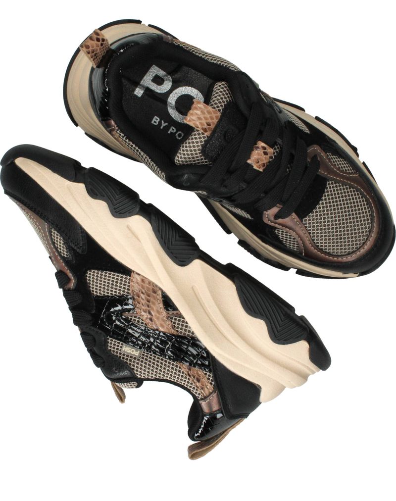 POSH by Poelman Sneakers Beige Meisjes