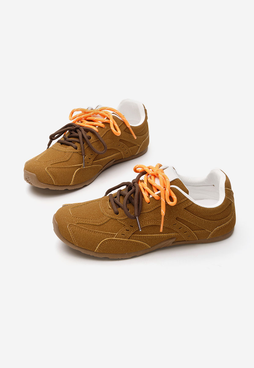 Baskets pour femme chameau Idylla