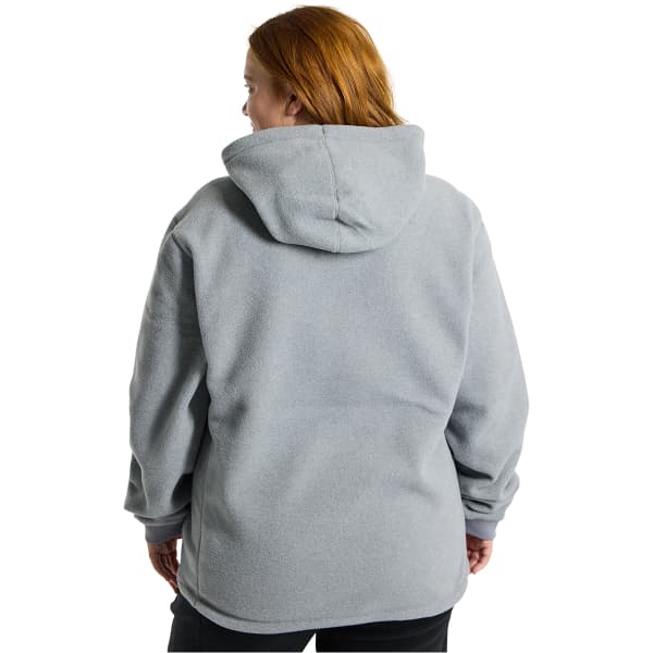 Veste polaire snowboard BURTON CINDER HOODED PULLOVER GRAY HEATHER