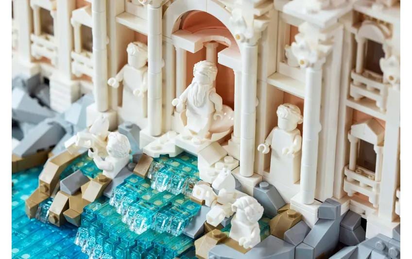 Architecture Trevi-Brunnen 21062<br>Modell eines berühmten Wahrzeichens Roms des Trevi-Brunnens
