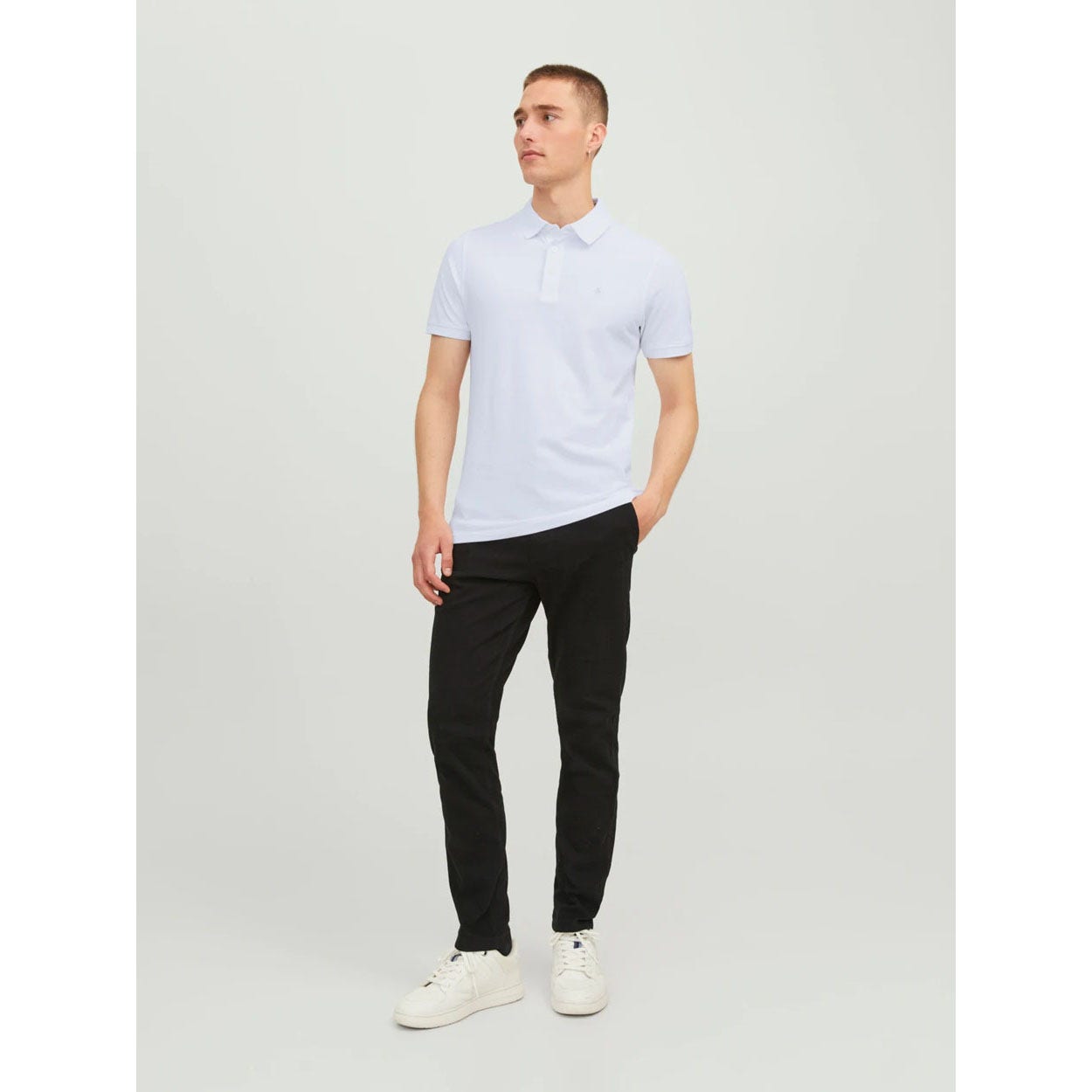 Jack & Jones  Effen Gespreide Kraag Polo