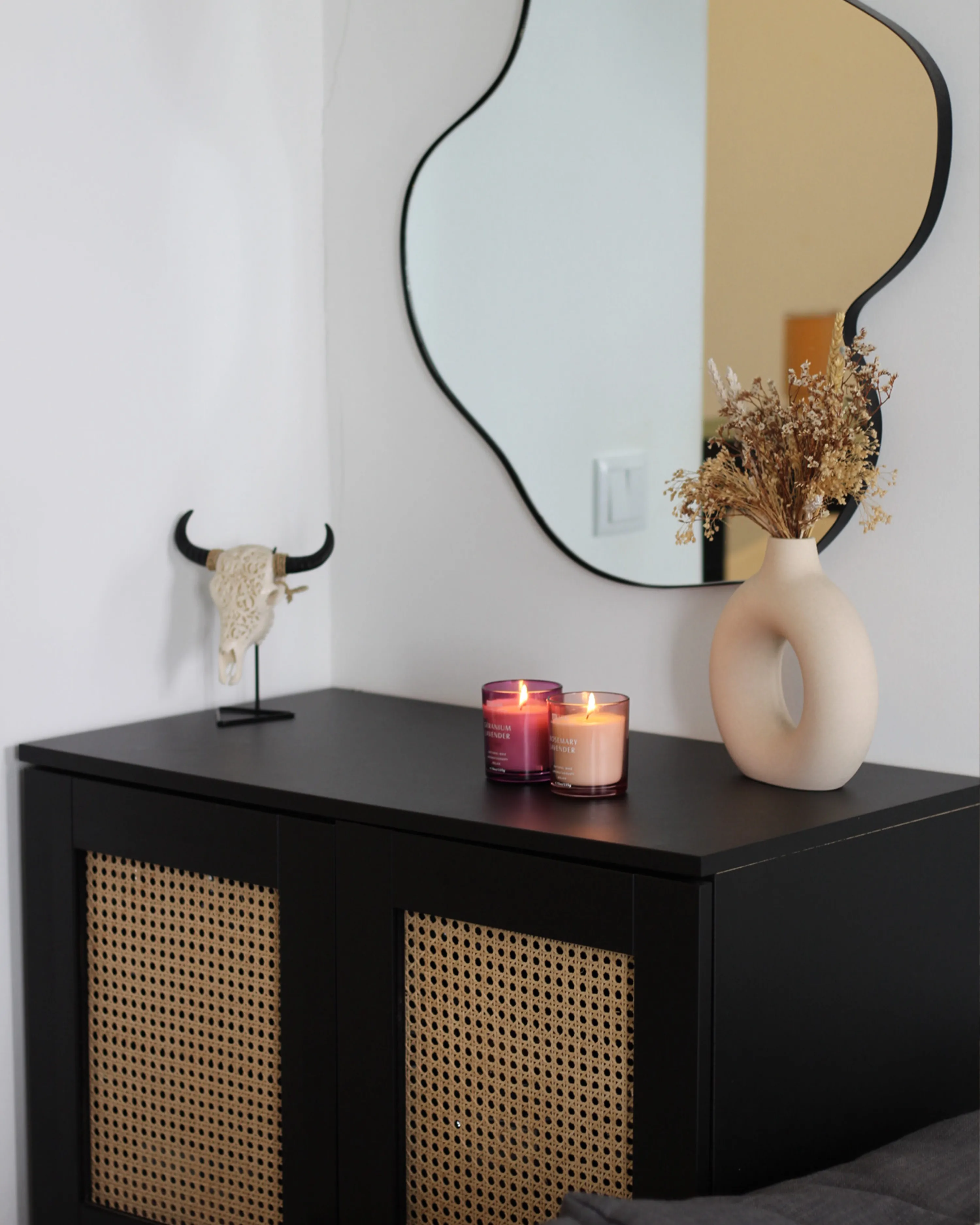 Set van 3 geurkaarsen SHEER JOY Soja wax Bloemige geurnoten