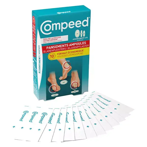 Curativos para bolhas Compeed sortidos (10 unidades)