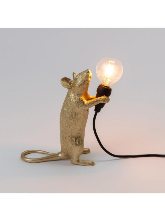 Seletti Mouse Standing tafellamp USB wit