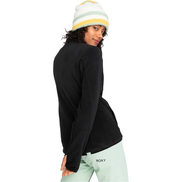 Sweat polaire ROXY SAYNA HALF ZIP OTLR TRUE BLACK