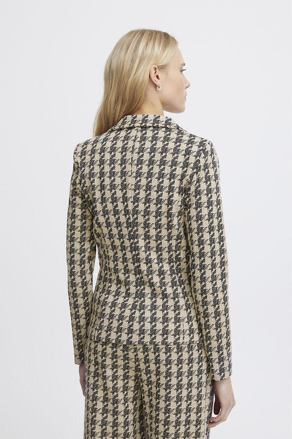 ICHI IHKATE HOUNDSTOOTH BL Doeskin houndstooth