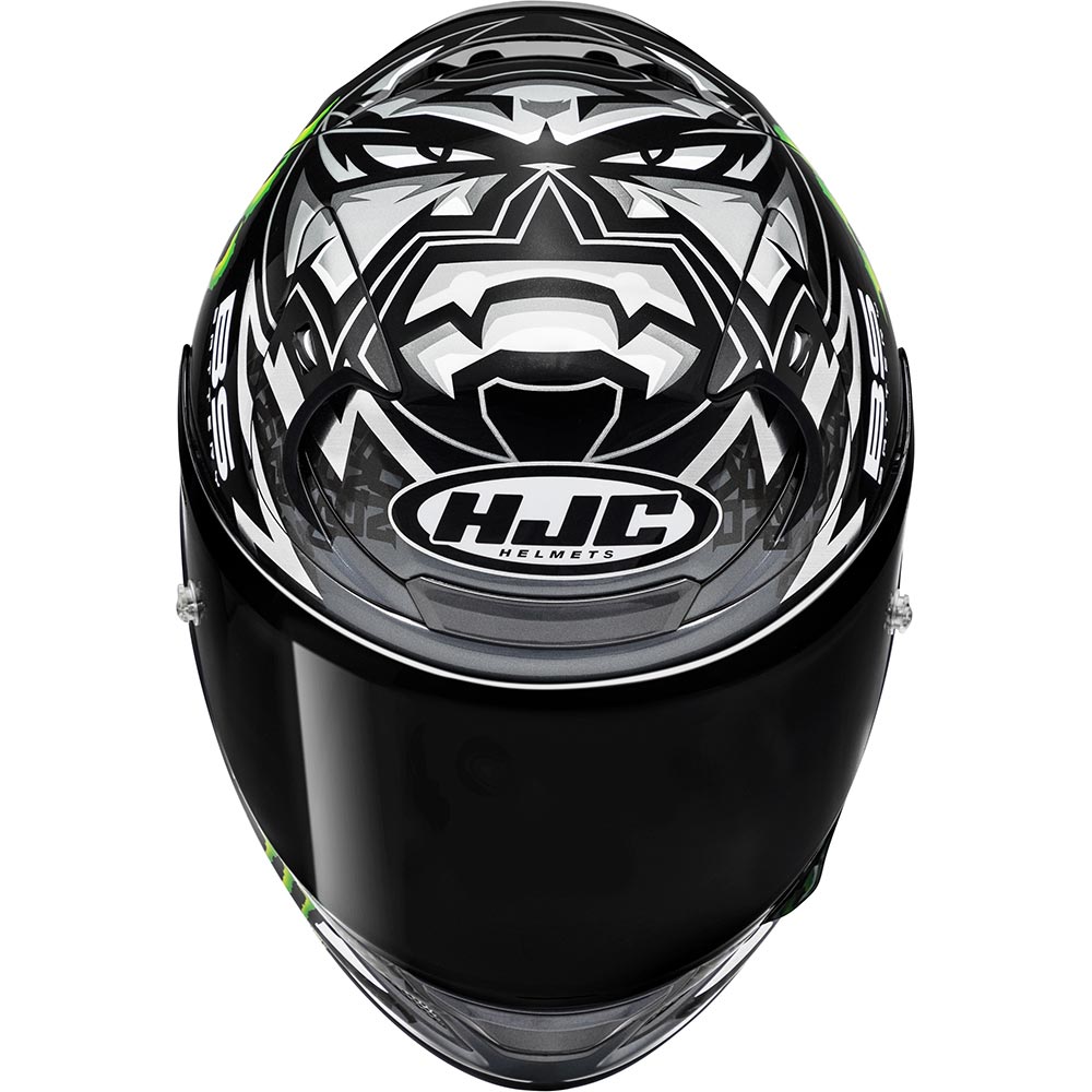 HJC - Casque RPHA 12 Quartararo Replica Black MC5 / Noir / Blanc / Gris
