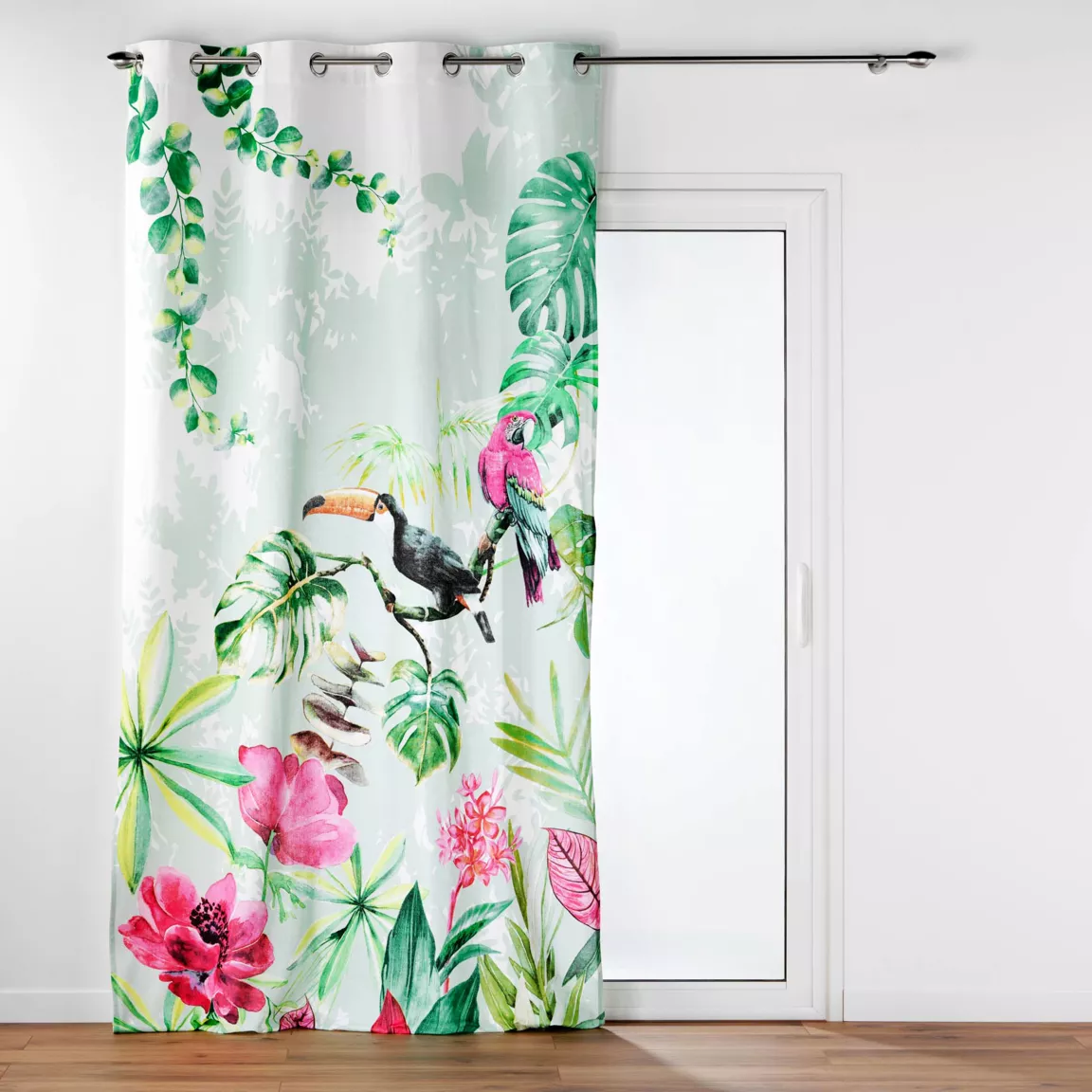 Rideau coton (140 x 260 cm) Louisiane Vert
