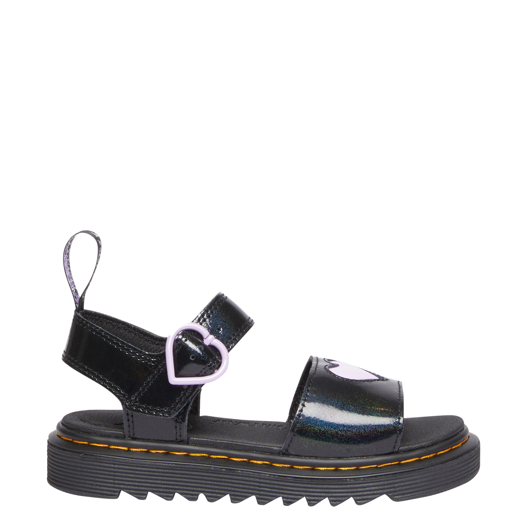 MARLOWE HEARTS J - Sandales en cuir | Noir
