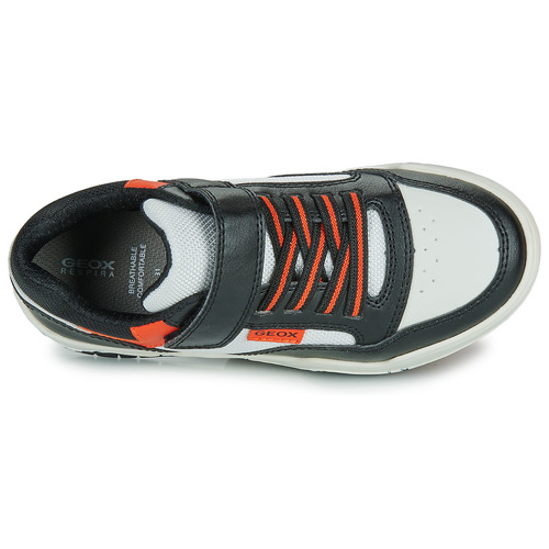 Geox - J PERTH BOY - Blanc / Orange
