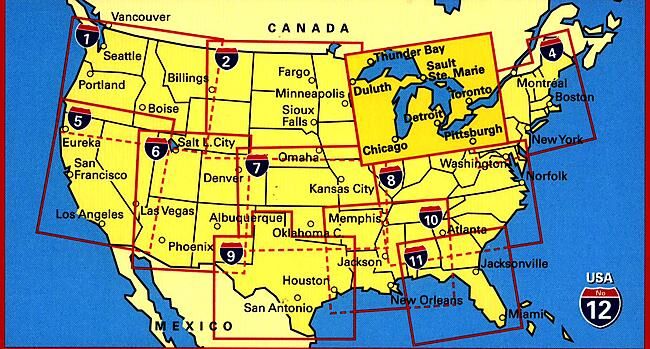 HALLWAG - 3 USA GRANDS LACS HALLWAG
