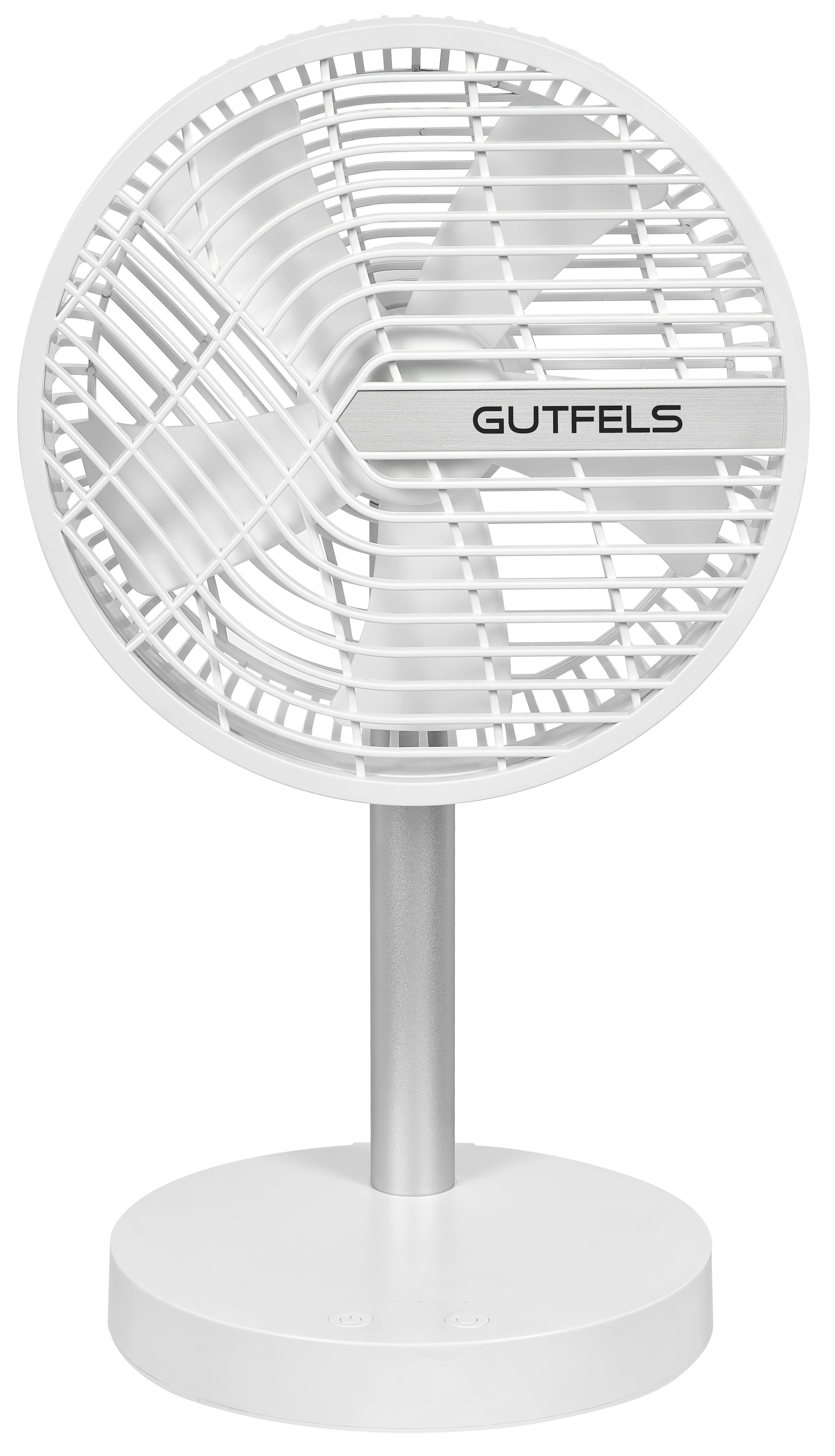 Gutfels Tischventilator »»VENTI 3020 R«« 20 cm Durchmesser bis zu 10 h Akkulaufzeit, Ø 20 cm, 4 Stufen, leise, modernes Design