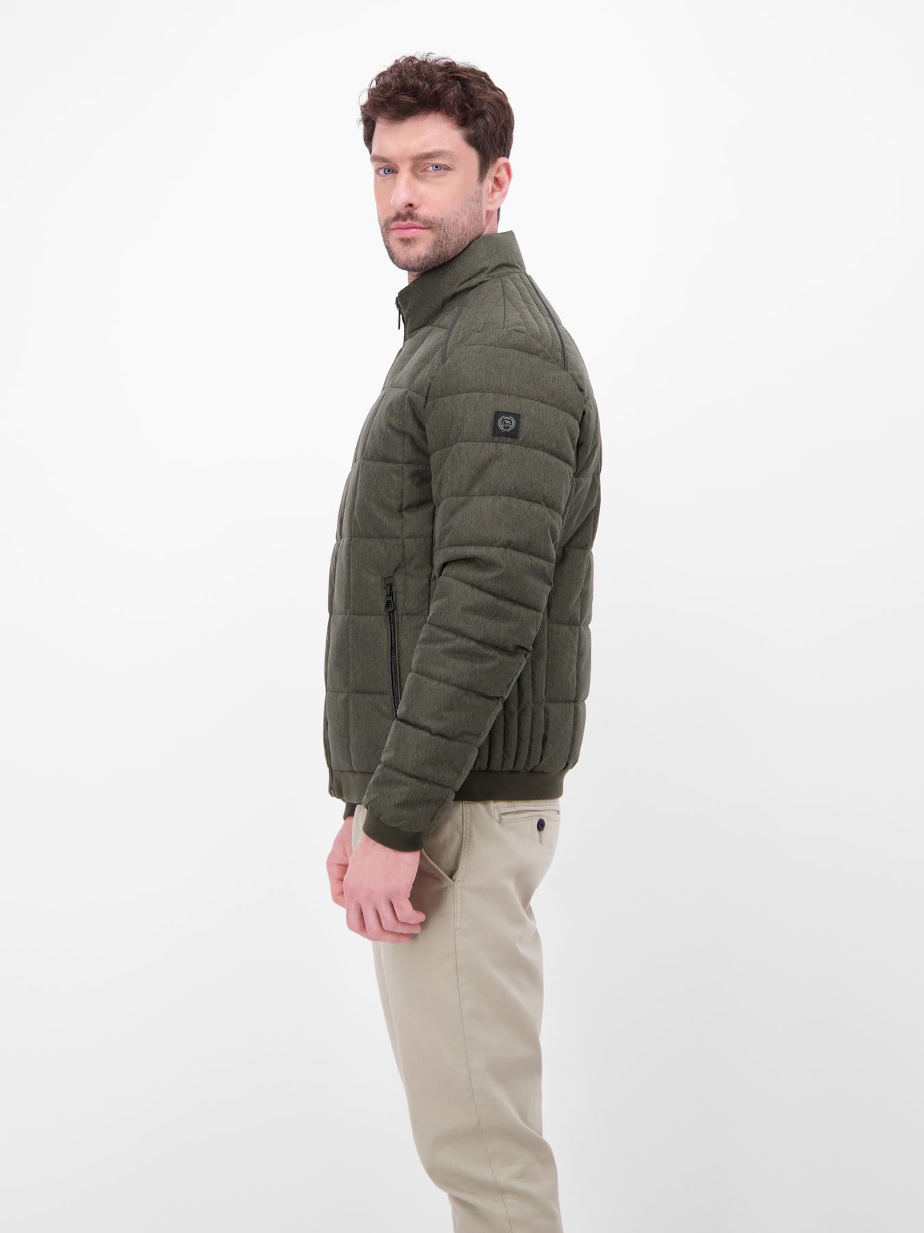 Steppjacke in Woll-Optik