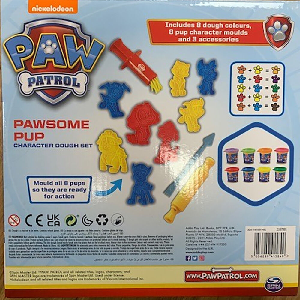 Set pâte à modeler Pat Patrouille avec accessoires