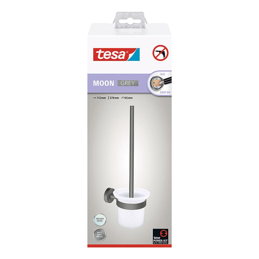 TOALETTBØRSTE TESA MOON GREY