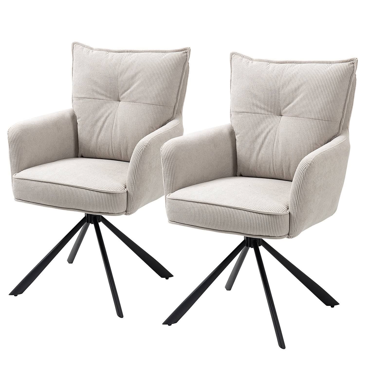kollected Drehbarer Armlehnenstuhl DIDRIP 2er-Set 61 x 95 x 67cm