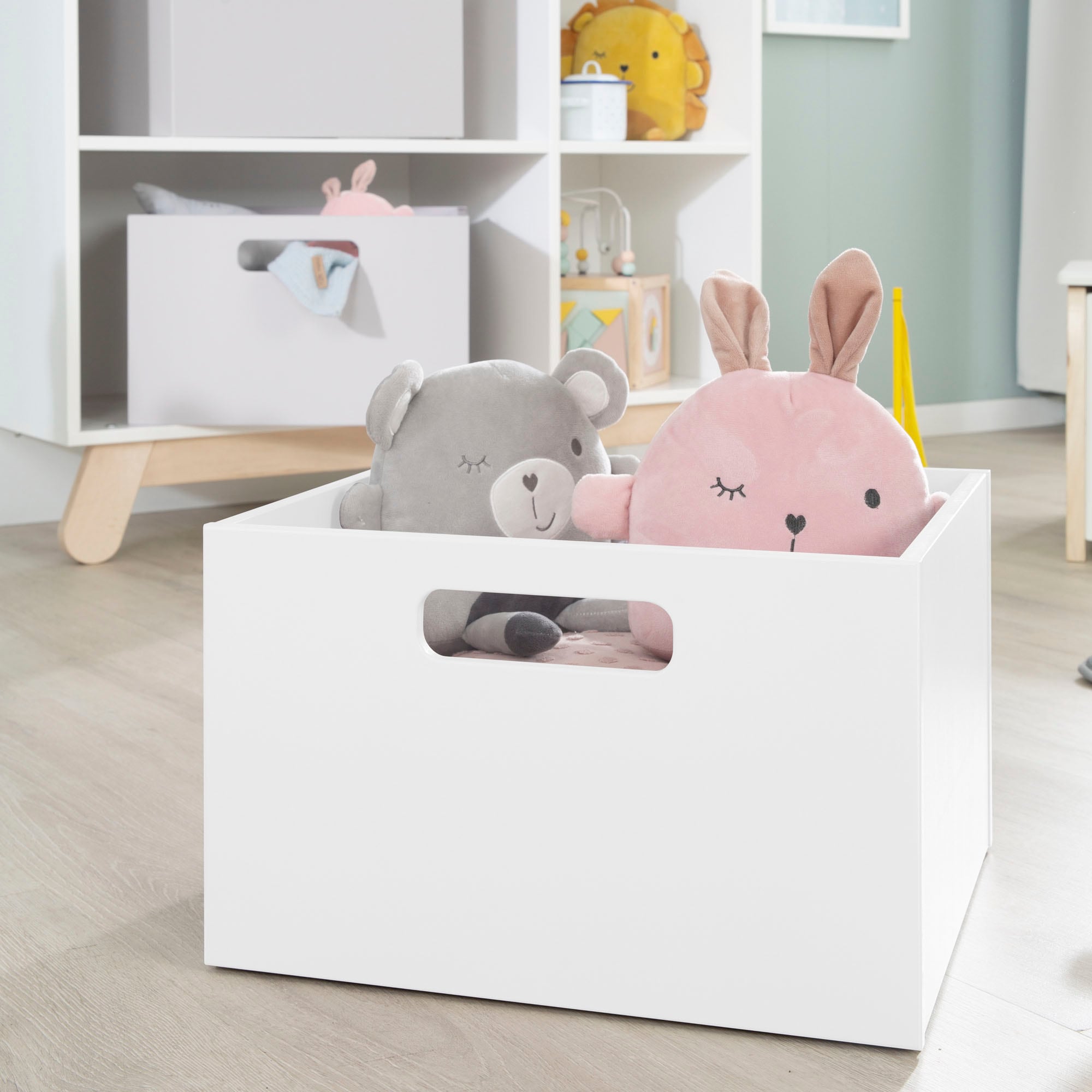 roba® Aufbewahrungsbox »weiss« aus Holz; Organizer für Spielzeug