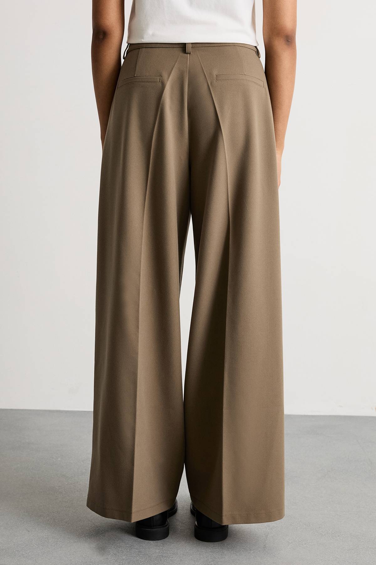 Warehouse Pantalon Large à Double Pli