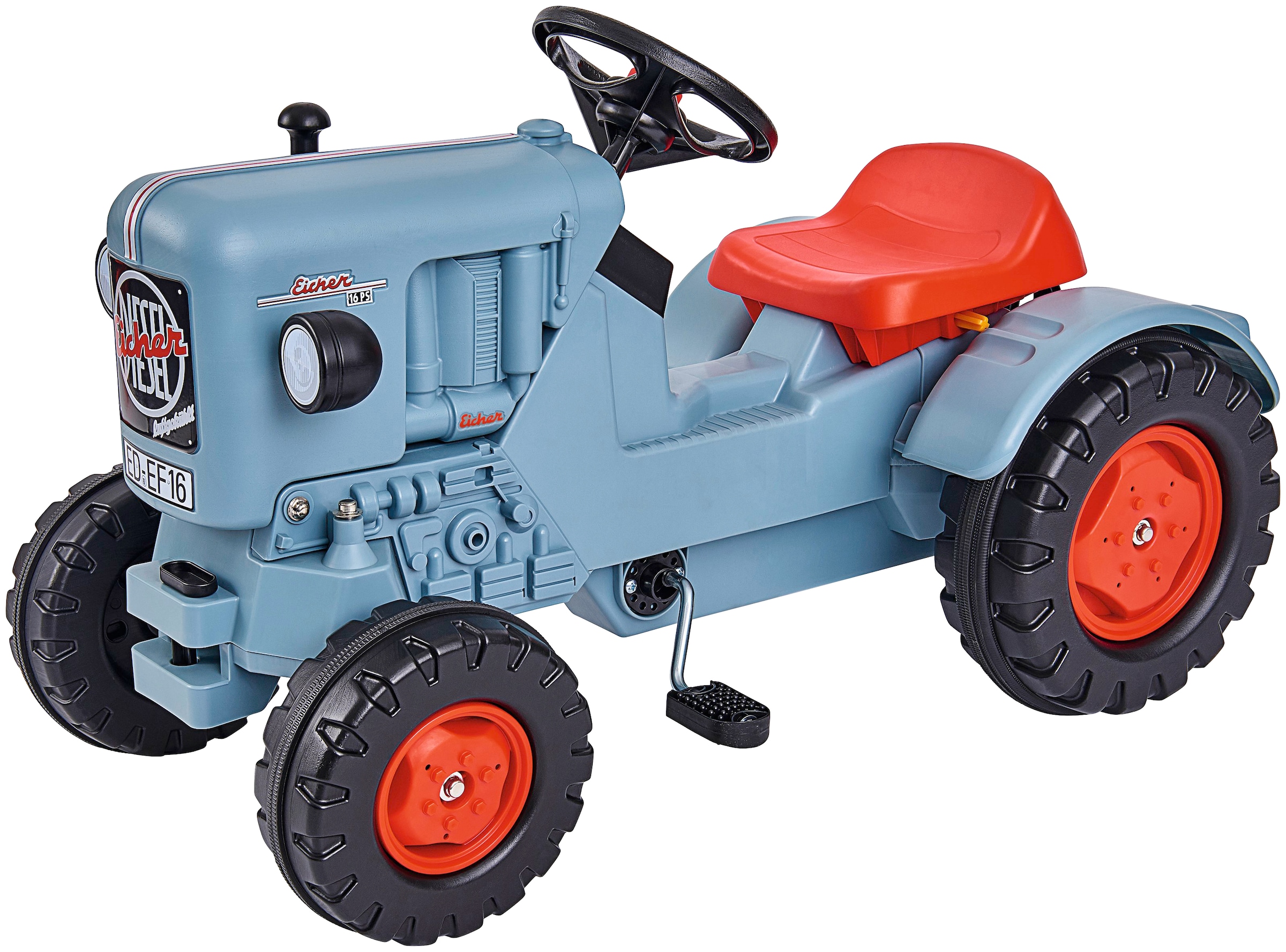 BIG Trettraktor »Eicher Diesel ED 16« BxTxH: 46x54x88 cm