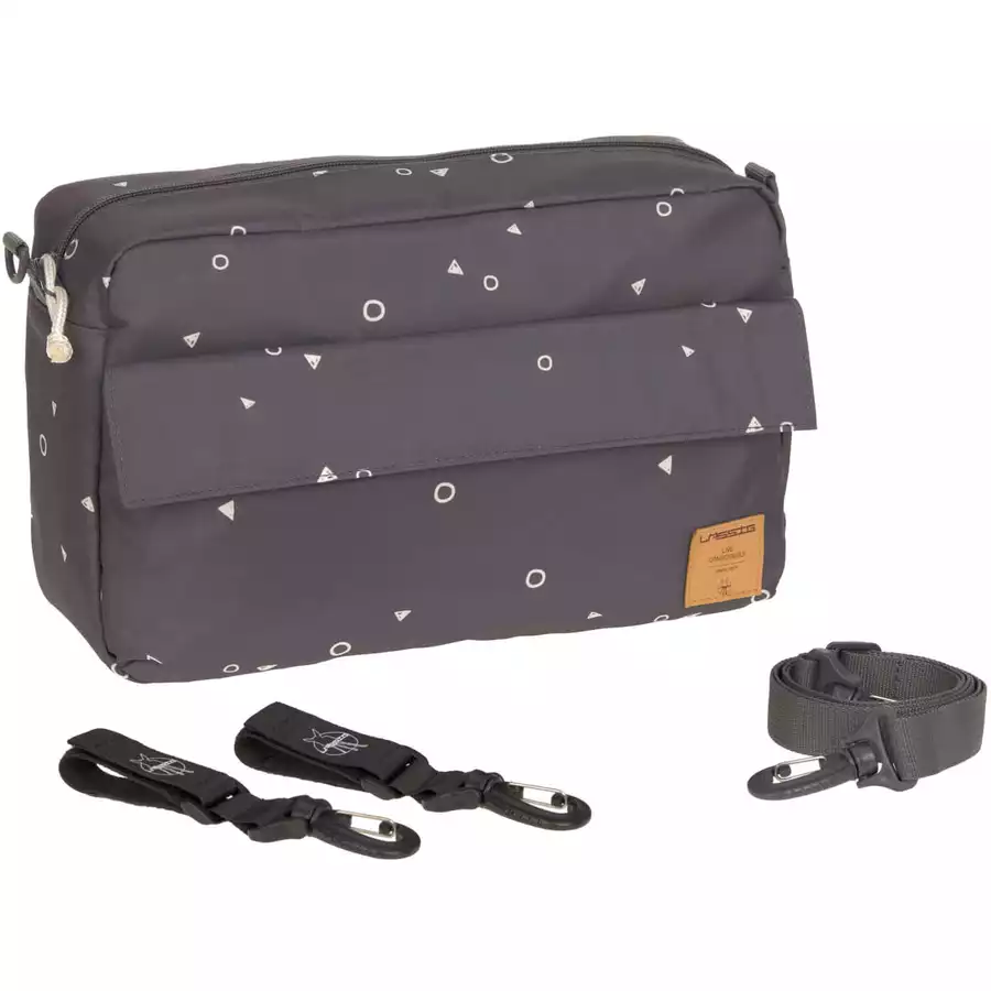 LÄSSIG Kinderwagentasche Casual Buggy Organizer Bag Universe anthracite
