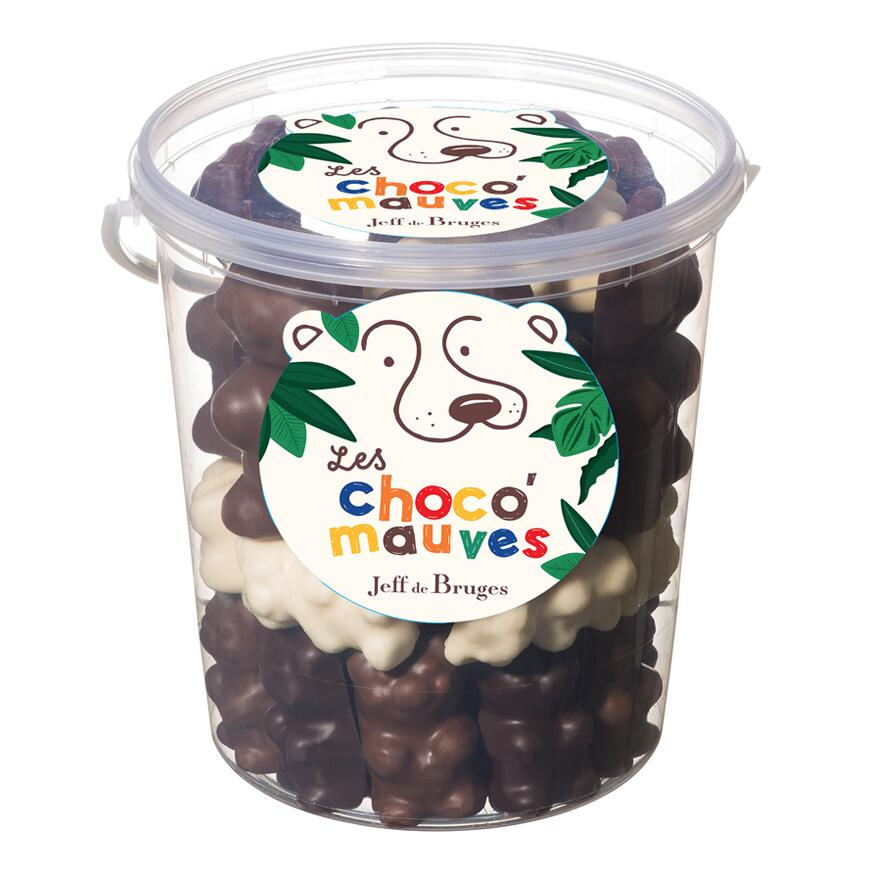 Choco’Mauves - Seau oursons guimauve chocolats assortis
