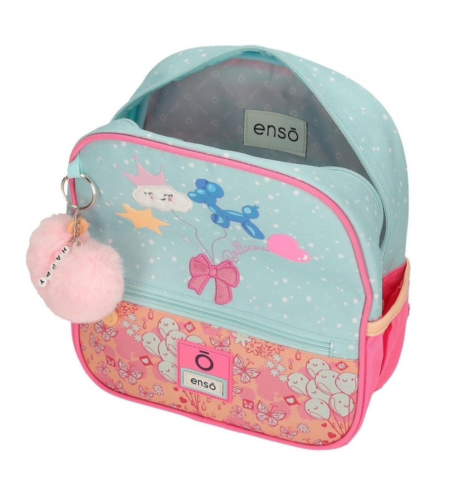 Mochila pré-escolar Enso Ballons com carrinho, 25 cm