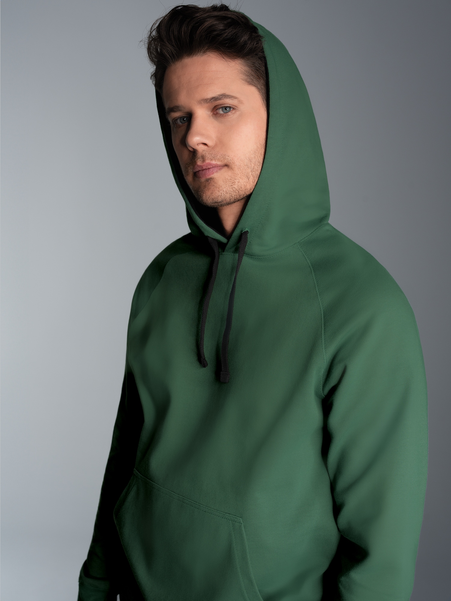 Kapuzensweatshirt aus Biobaumwolle Efeu